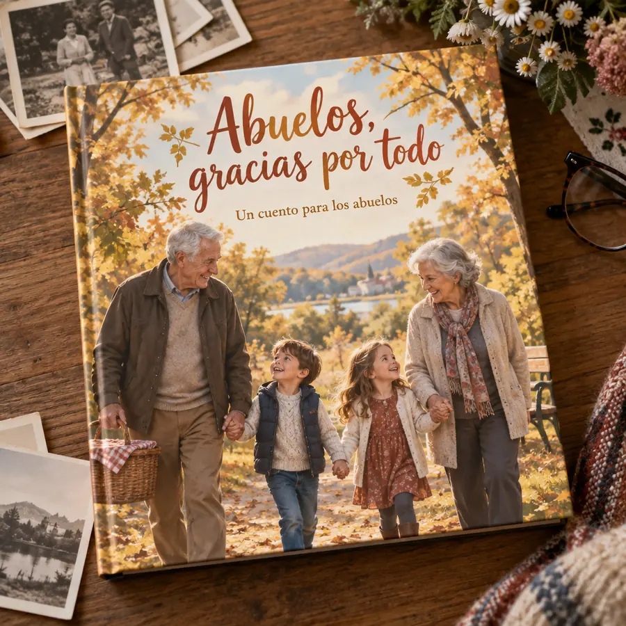 Cuento personalizado «Abuelos, gracias por todo»
