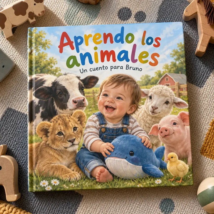 Cuento personalizado «Aprendo los animales»