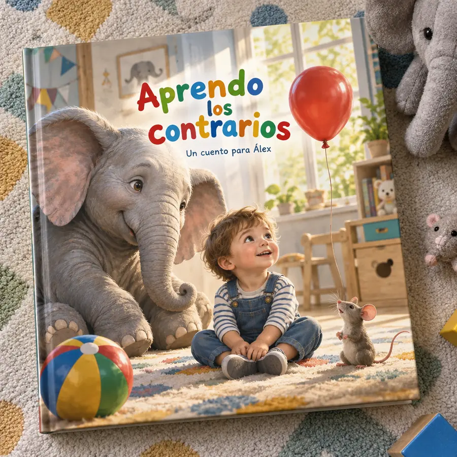 Cuento personalizado «Aprendo los contrarios»