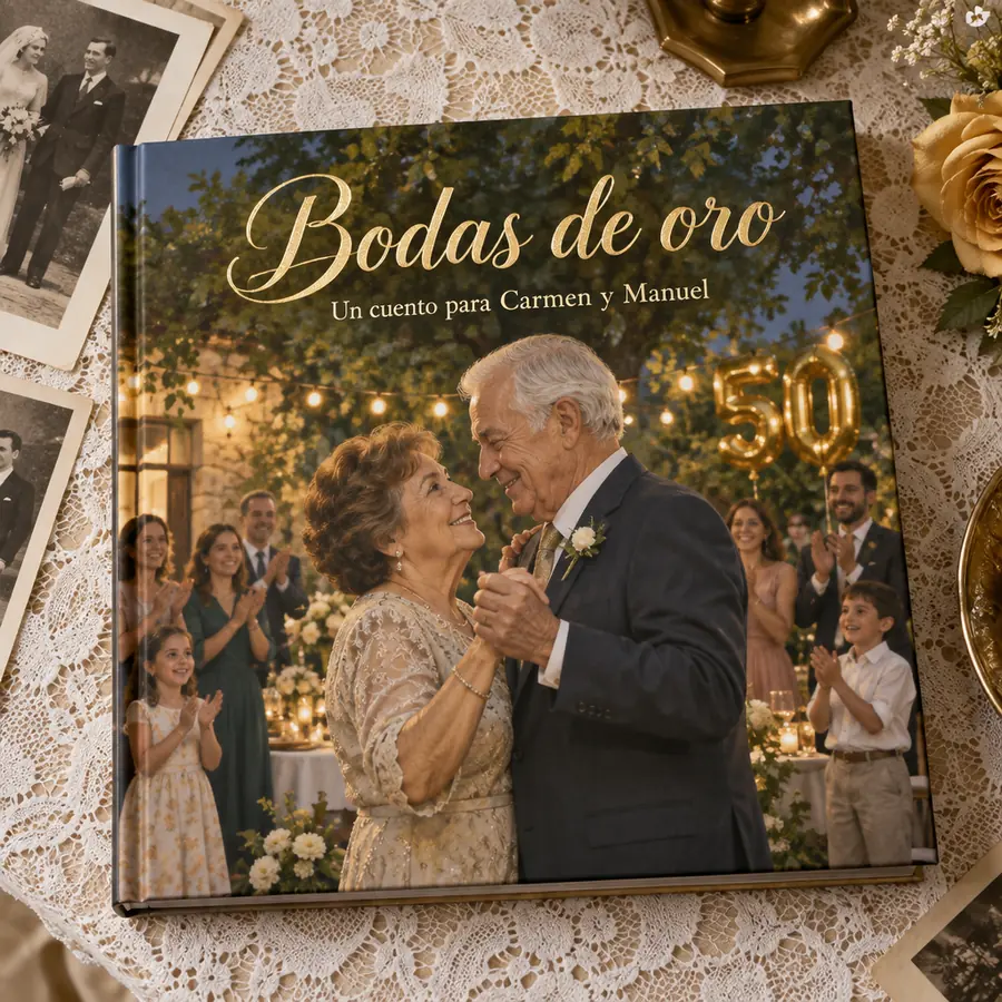 Cuento personalizado «Bodas de oro»