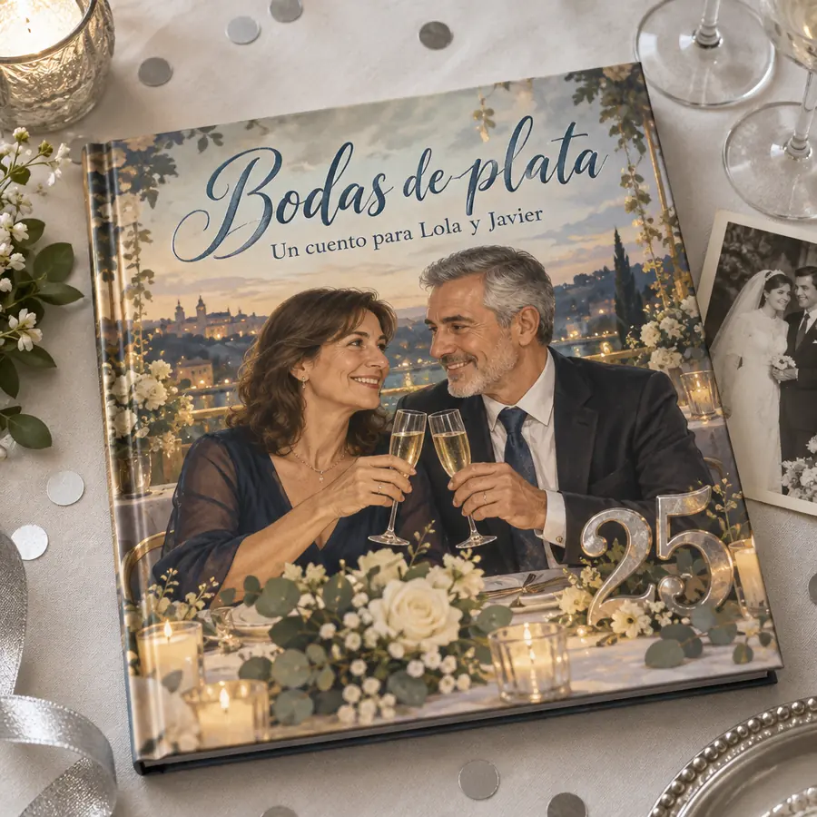 Cuento personalizado «Bodas de plata»