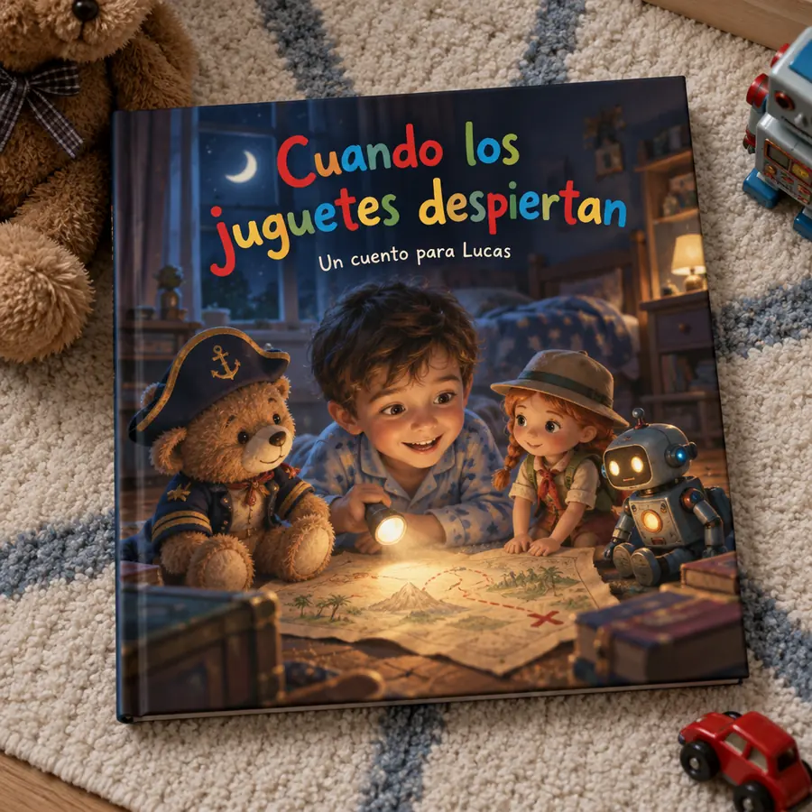 Cuento personalizado «Cuando los juguetes despiertan»