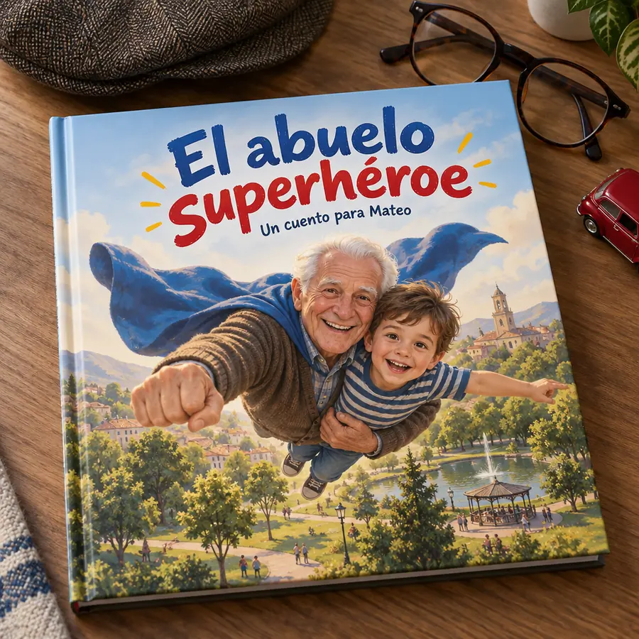 Cuento personalizado «El abuelo superhéroe»