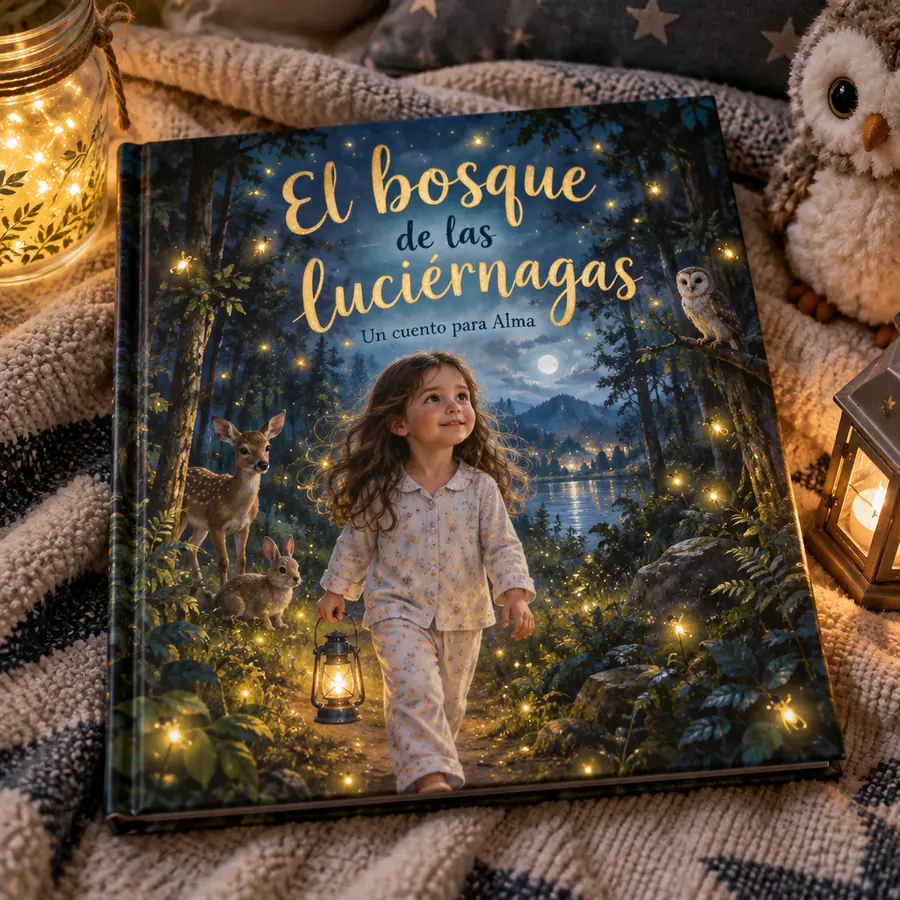Cuento personalizado «El bosque de las luciérnagas»