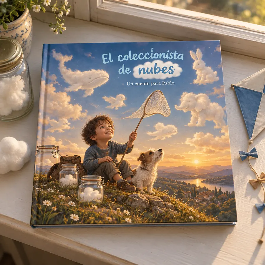Cuento personalizado «El coleccionista de nubes»