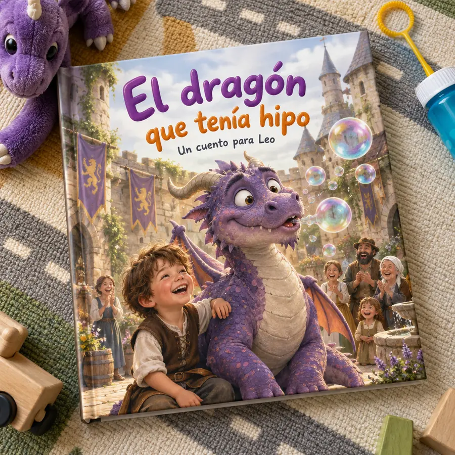 Cuento personalizado «El dragón que tenía hipo»