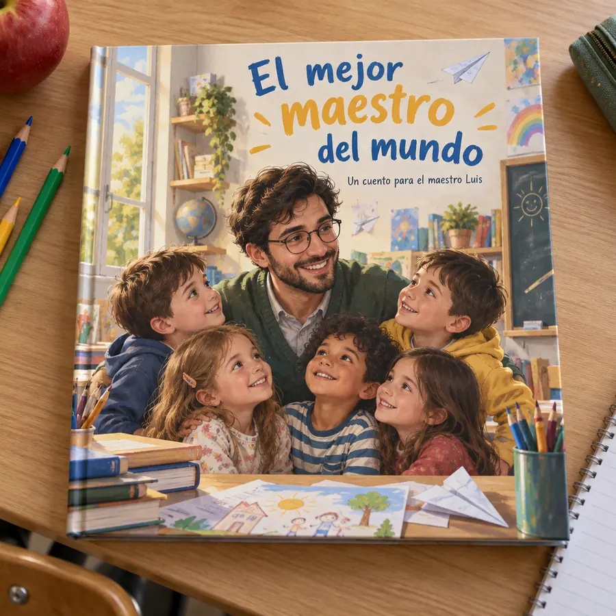 Cuento personalizado «El mejor maestro del mundo»