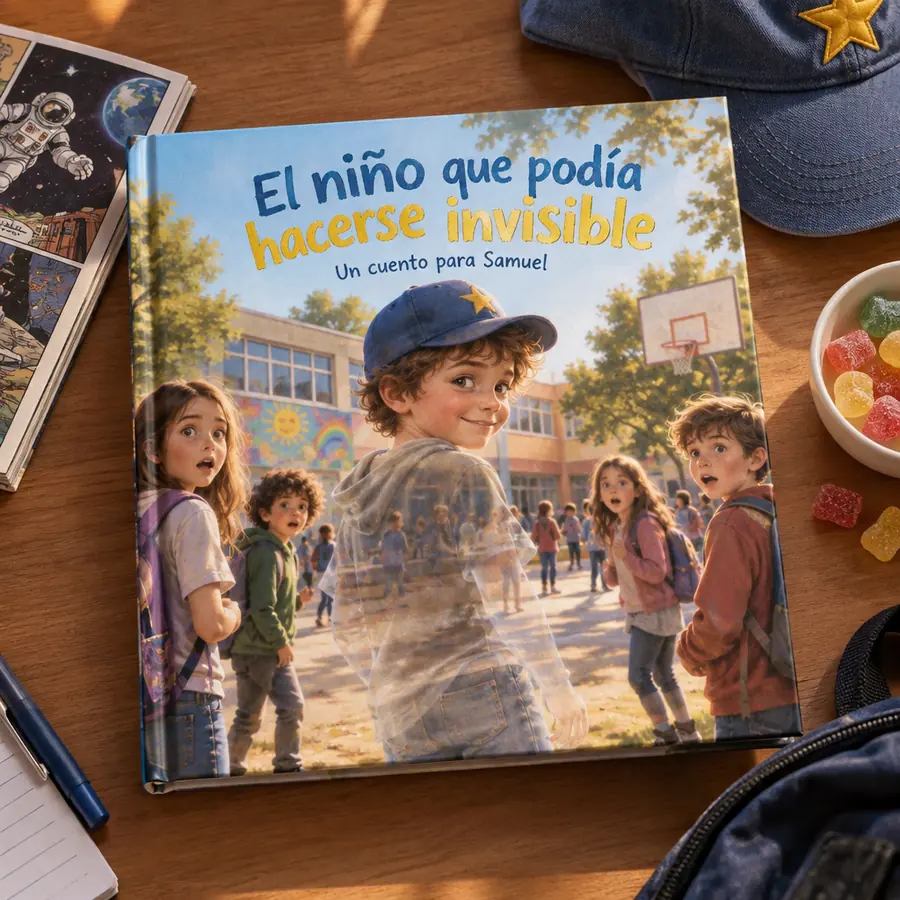 Cuento personalizado «El niño que podía hacerse invisible»
