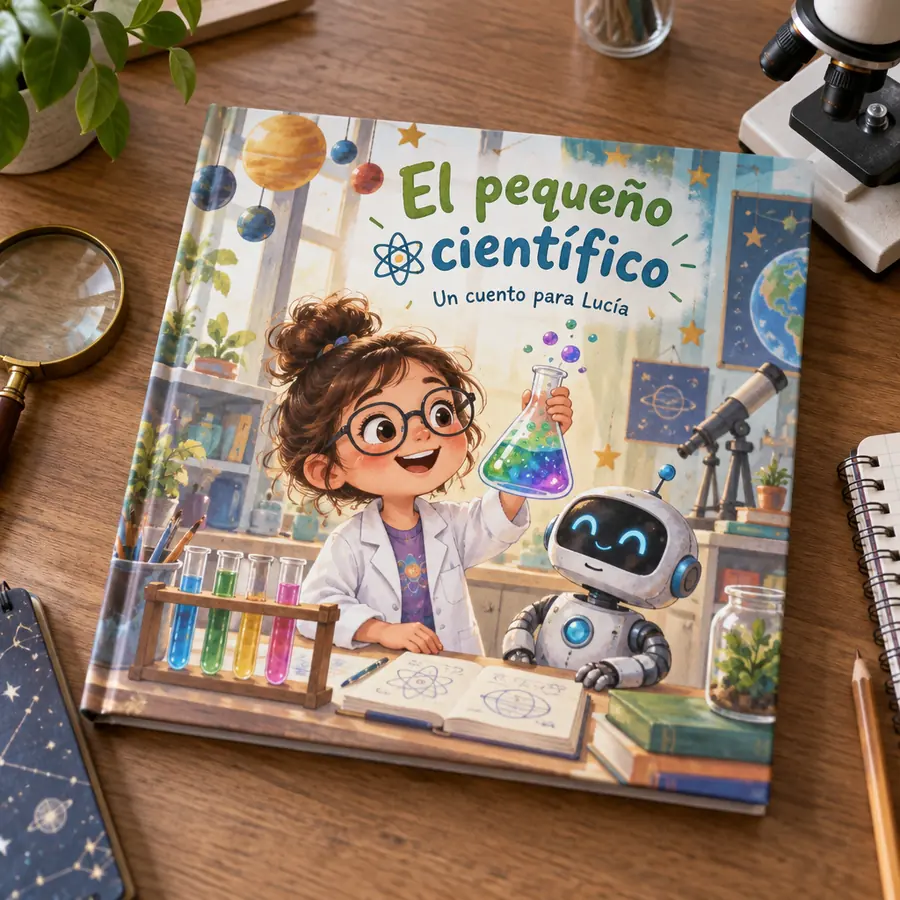 Cuento personalizado «El pequeño científico»