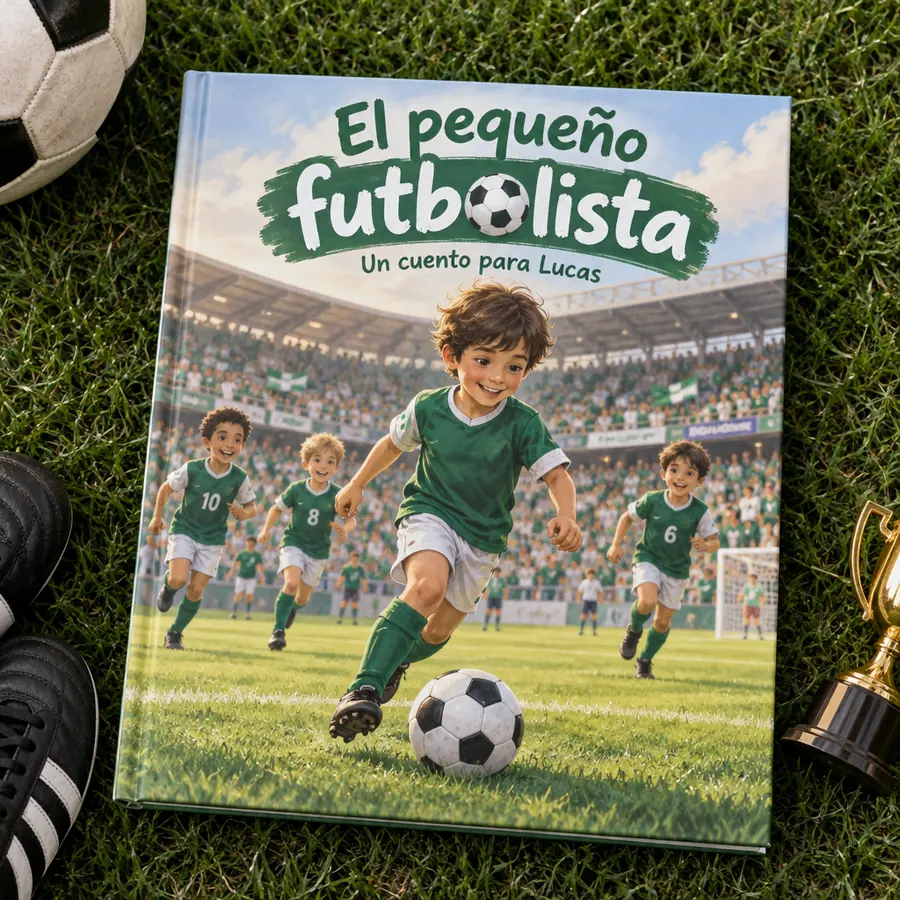 Cuento personalizado «El pequeño futbolista»