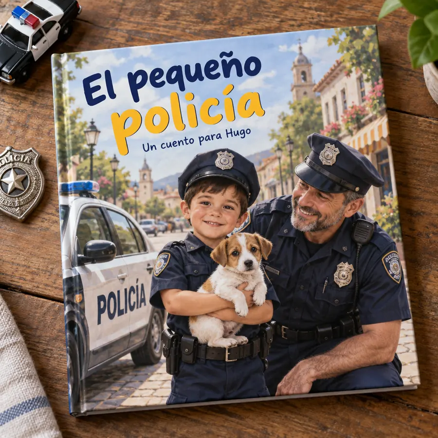 Cuento personalizado «El pequeño policía»
