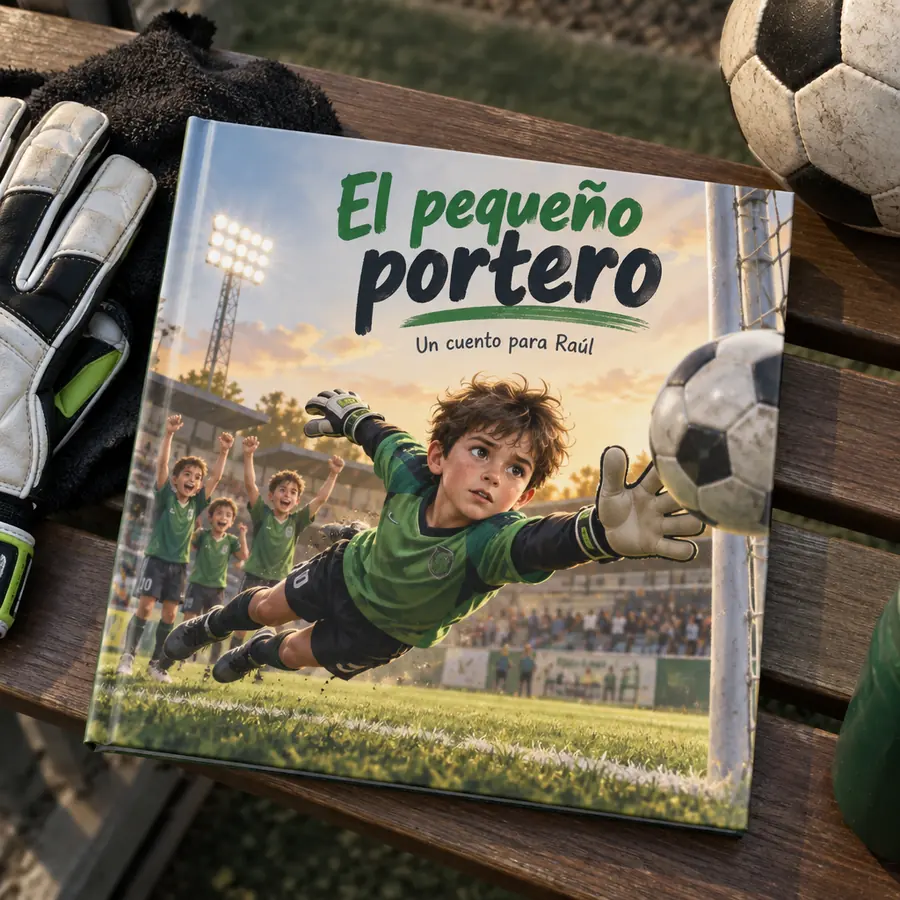 Cuento personalizado «El pequeño portero»
