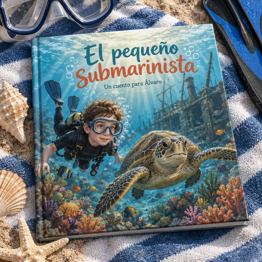 Cuento personalizado «El pequeño submarinista»