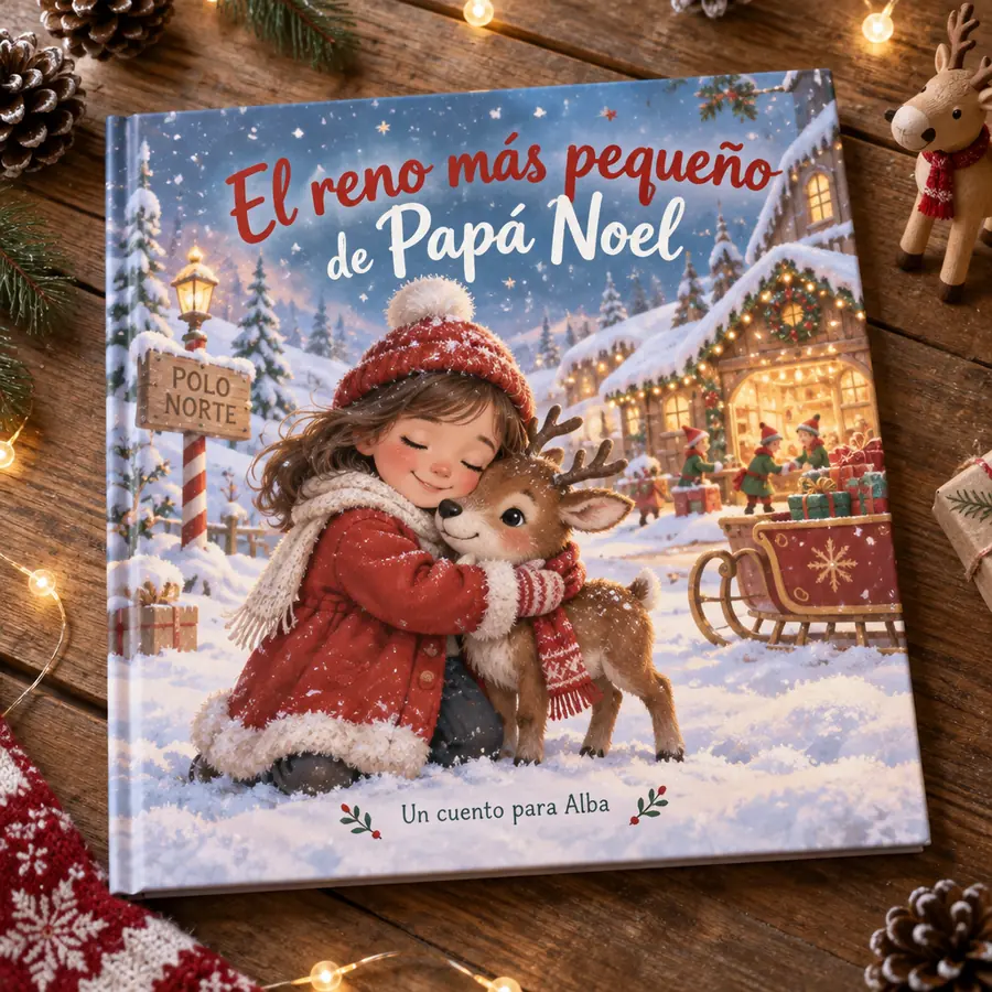 Cuento personalizado «El reno más pequeño de Papá Noel»