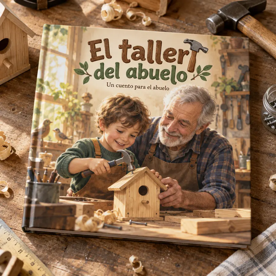 Cuento personalizado «El taller del abuelo»