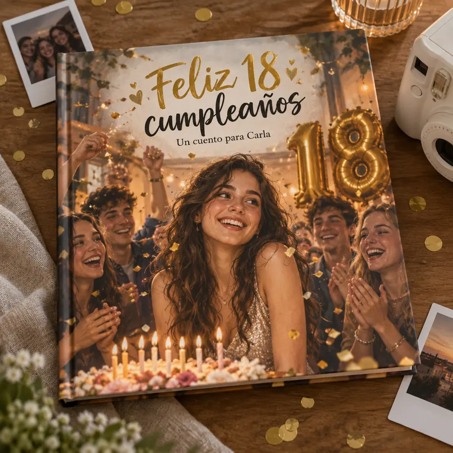 Cuento personalizado «Feliz 18 cumpleaños»