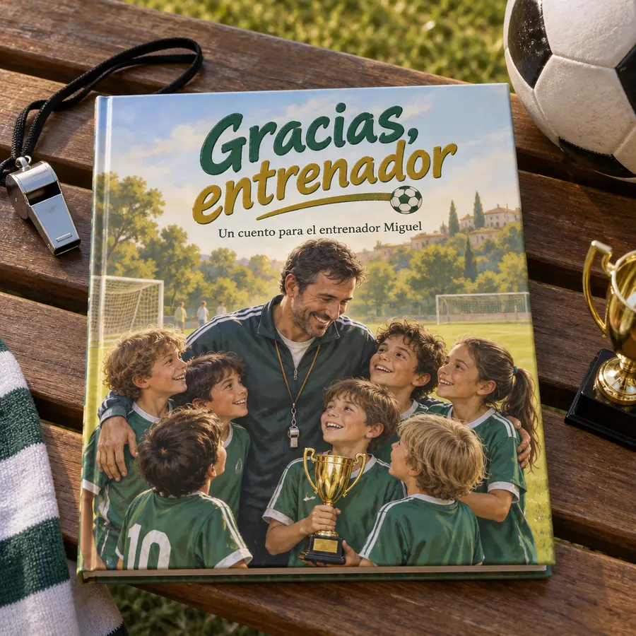 Cuento personalizado «Gracias, entrenador»