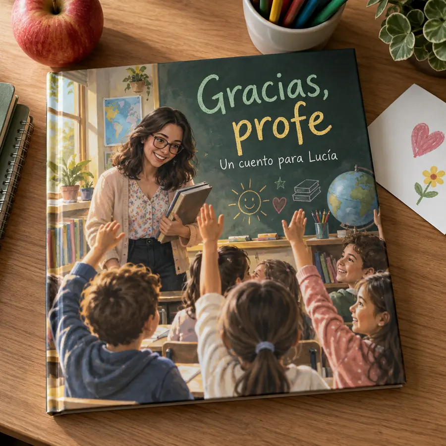 Cuento personalizado «Gracias, profe»
