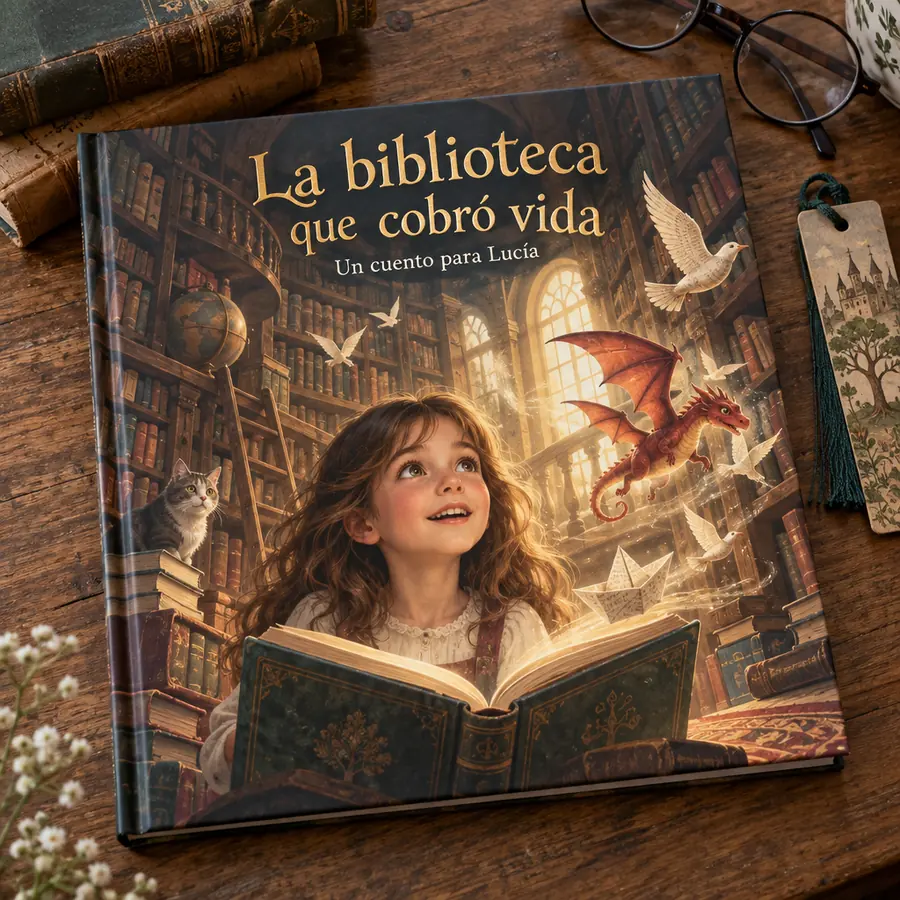 Cuento personalizado «La biblioteca que cobró vida»