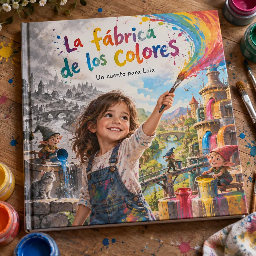 Cuento personalizado «La fábrica de los colores»