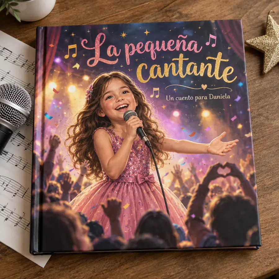 Cuento personalizado «La pequeña cantante»