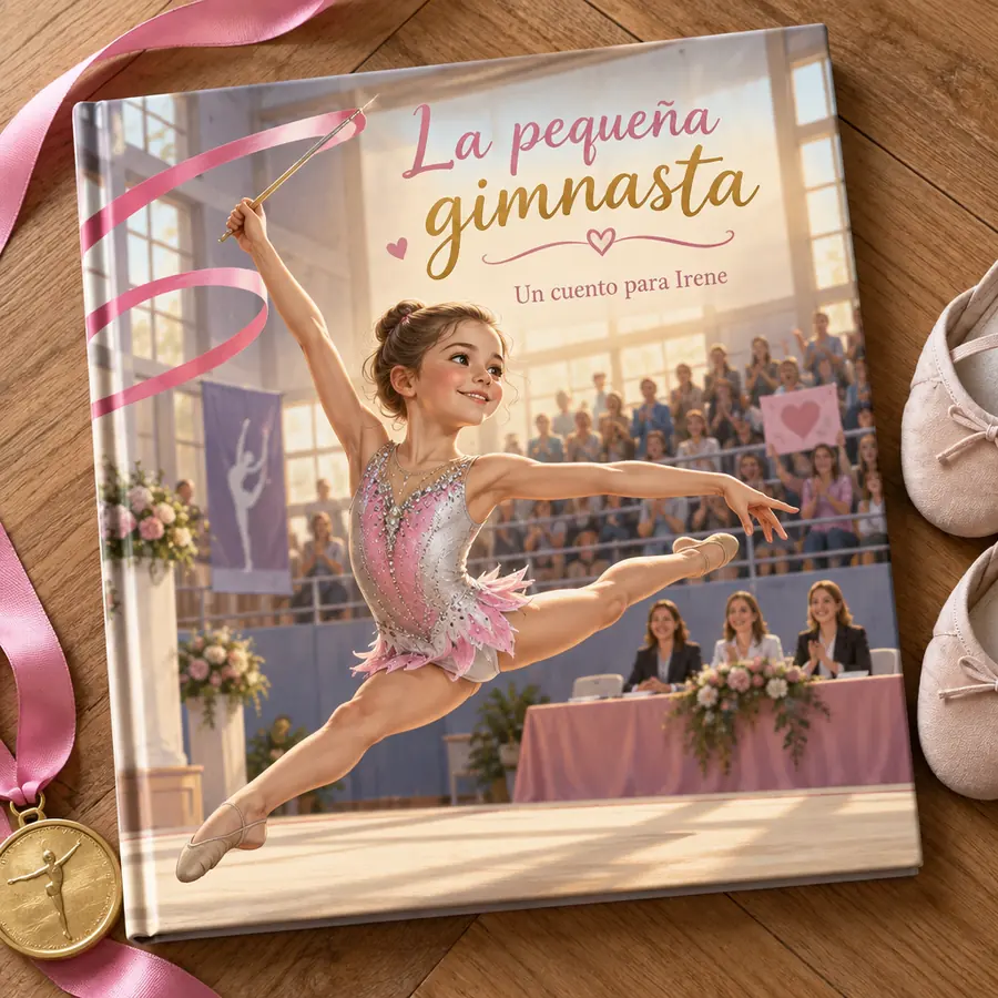 Cuento personalizado «La pequeña gimnasta»