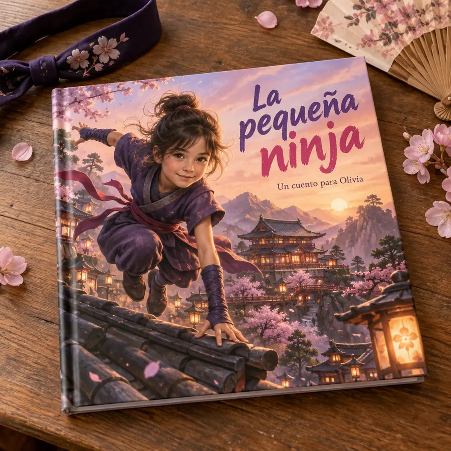 Cuento personalizado «La pequeña ninja»