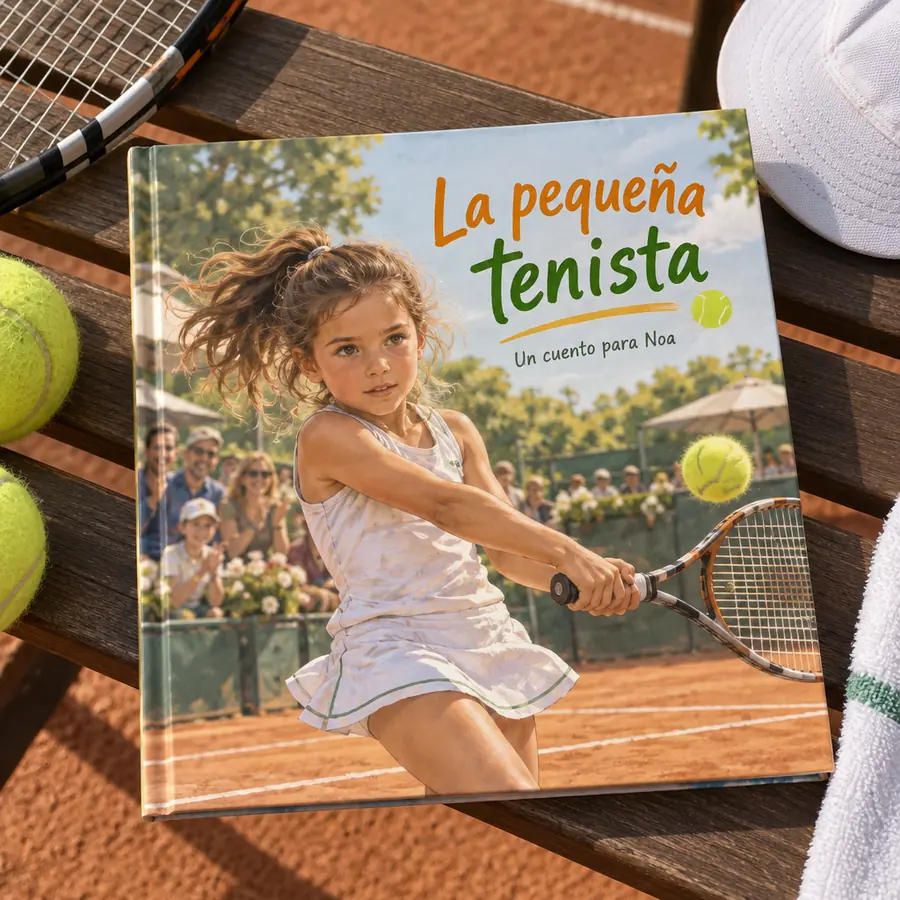 Cuento personalizado «La pequeña tenista»