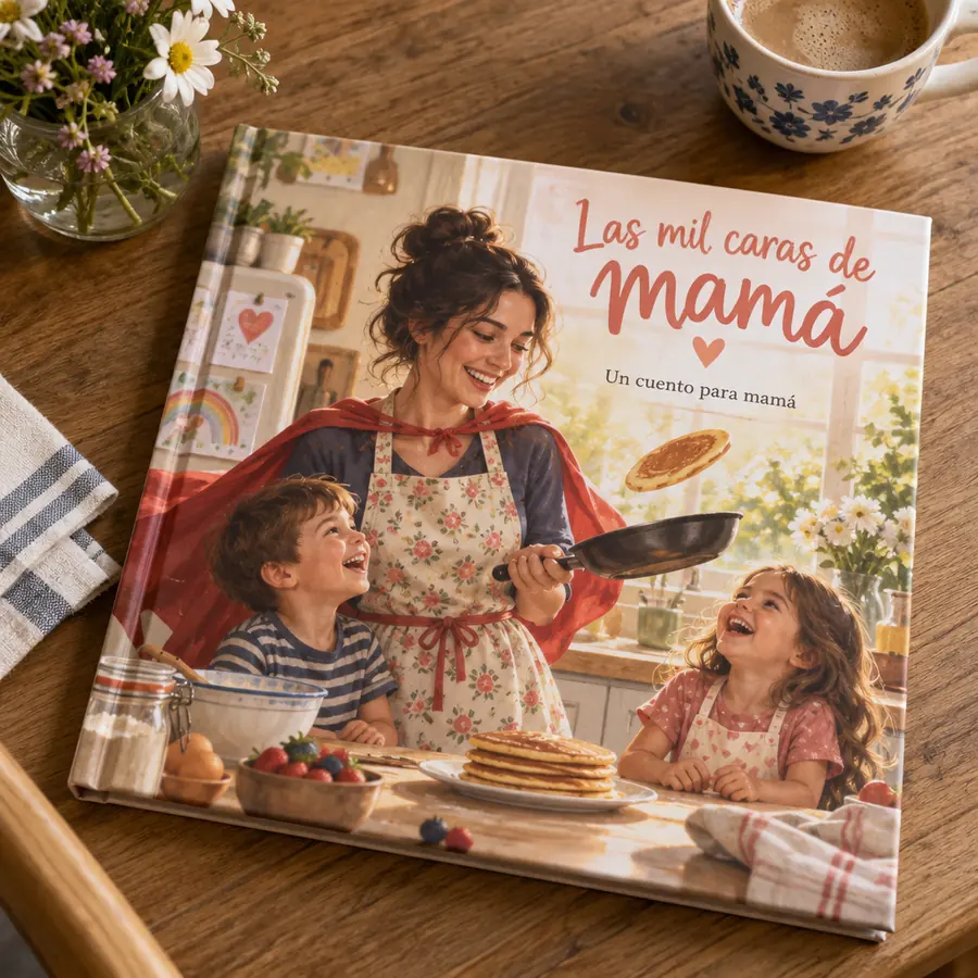 Cuento personalizado «Las mil caras de mamá»