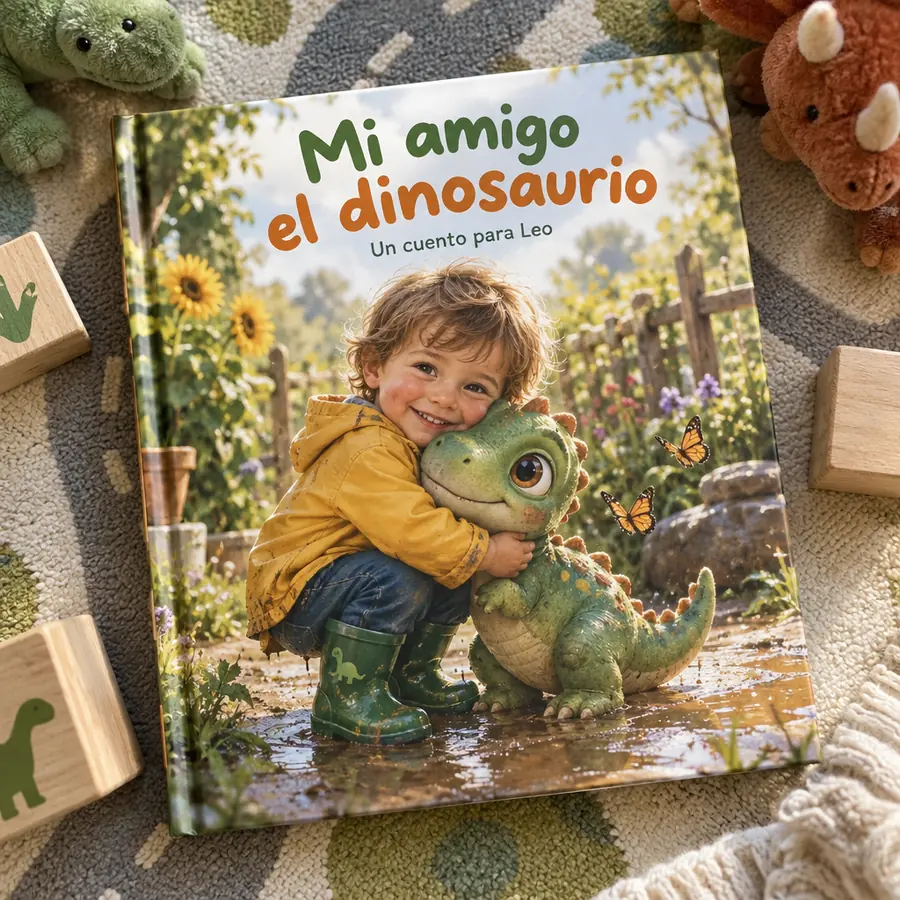 Cuento personalizado «Mi amigo el dinosaurio»