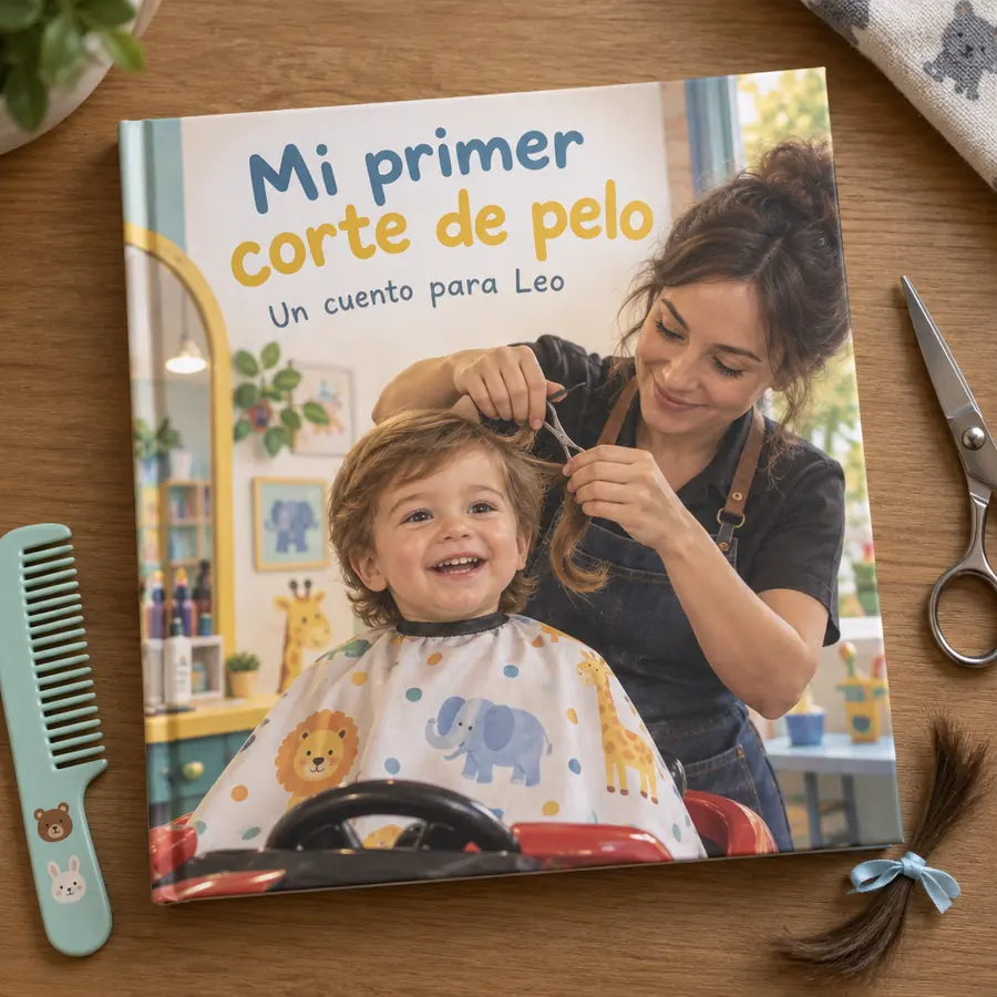 Cuento personalizado «Mi primer corte de pelo»