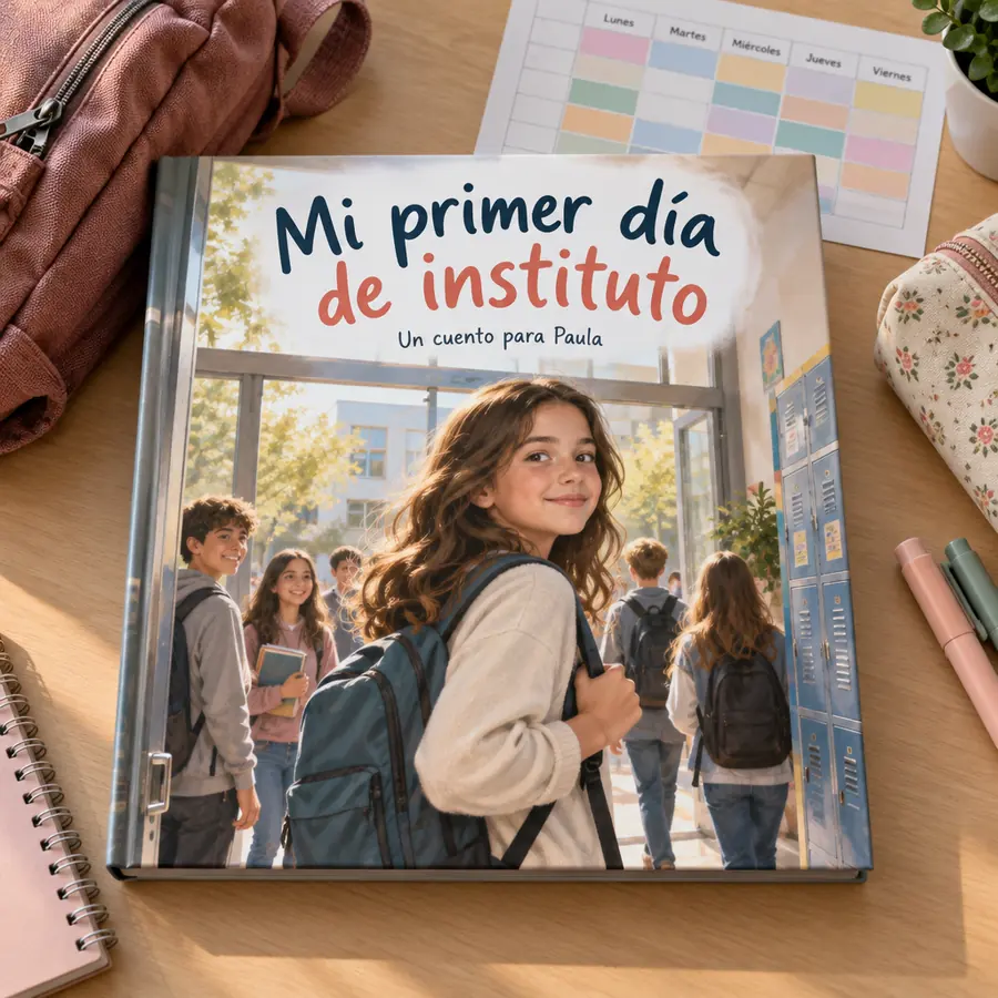 Cuento personalizado «Mi primer día de instituto»