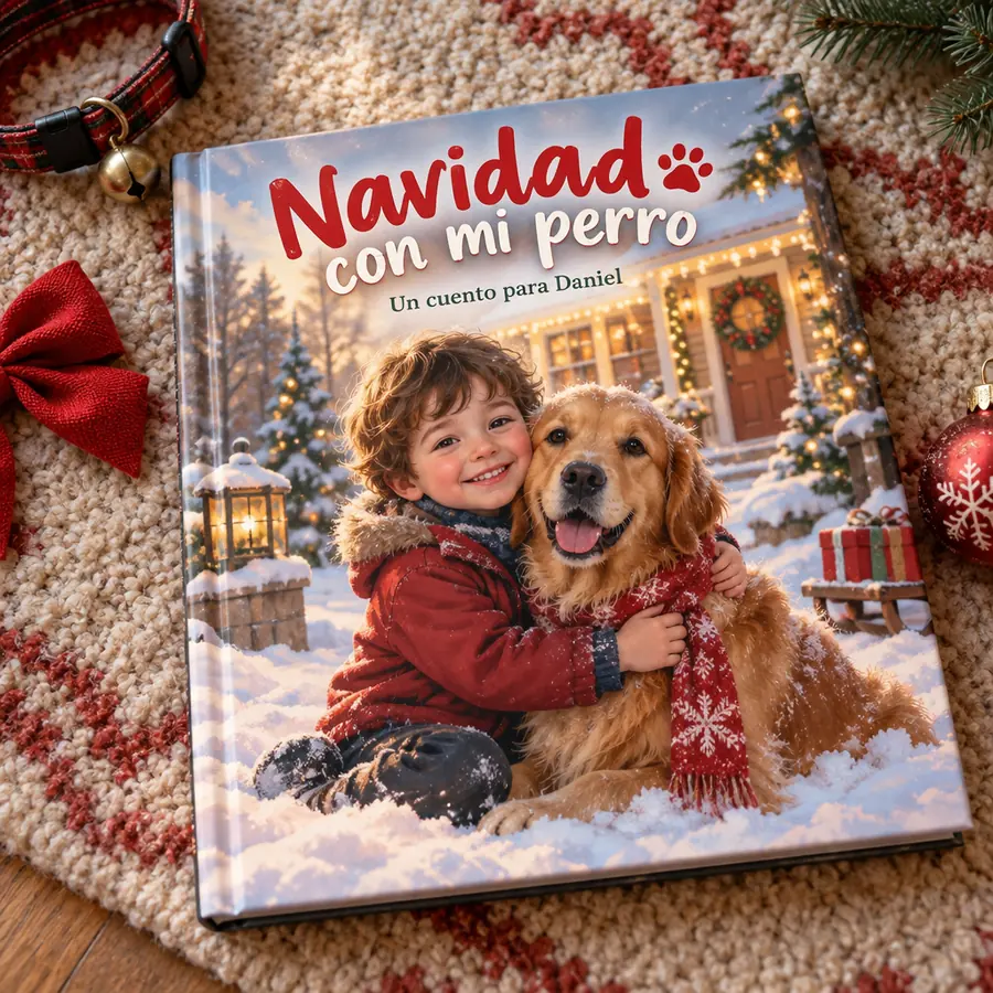 Cuento personalizado «Navidad con mi perro»