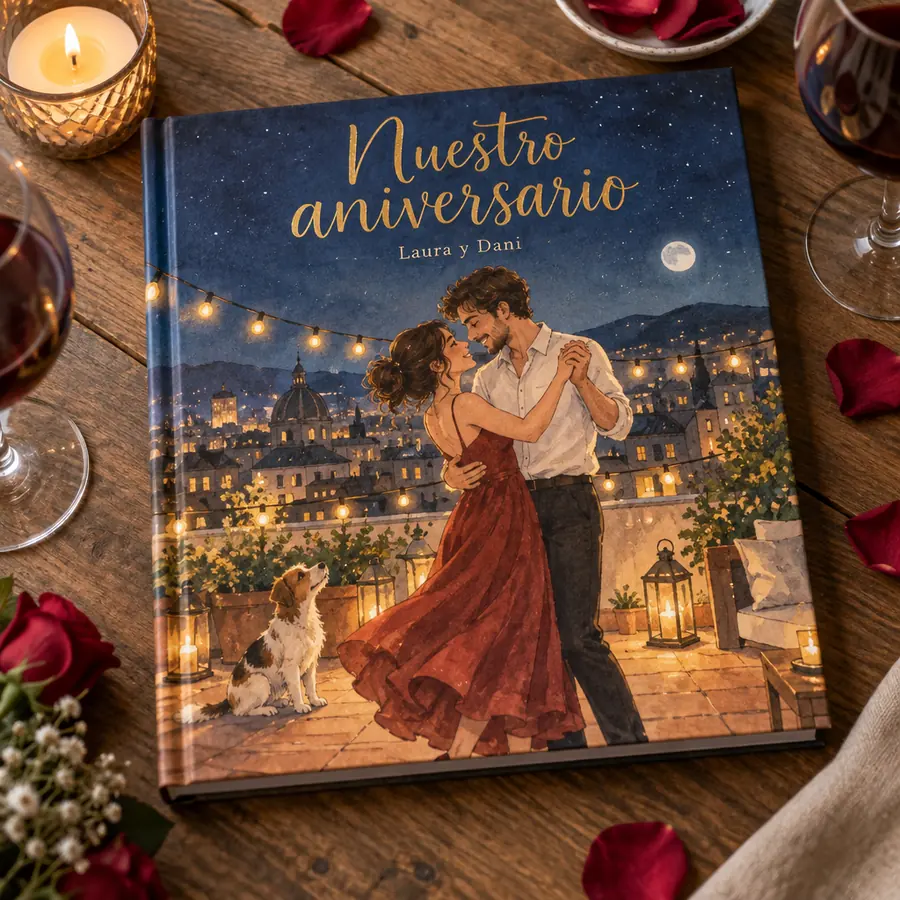 Cuento personalizado «Nuestro aniversario»