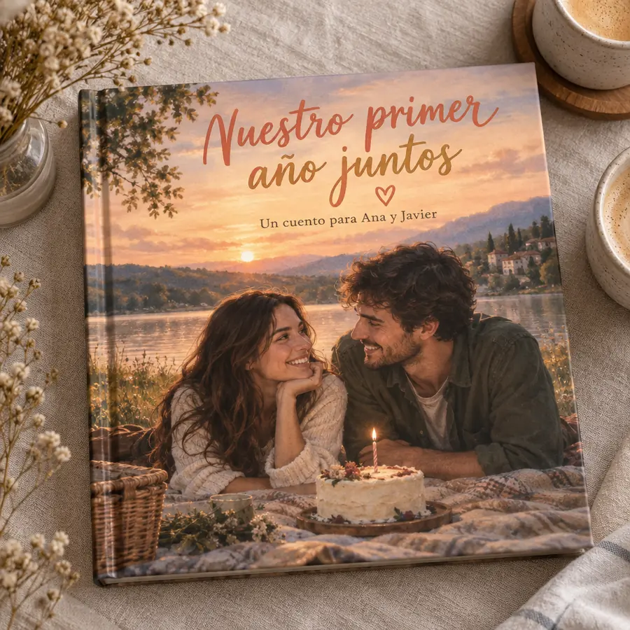 Cuento personalizado «Nuestro primer año juntos»