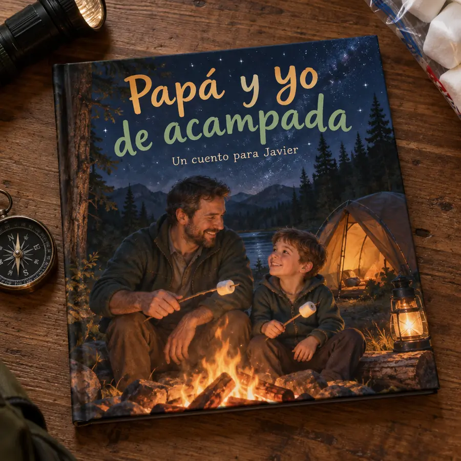 Cuento personalizado «Papá y yo de acampada»