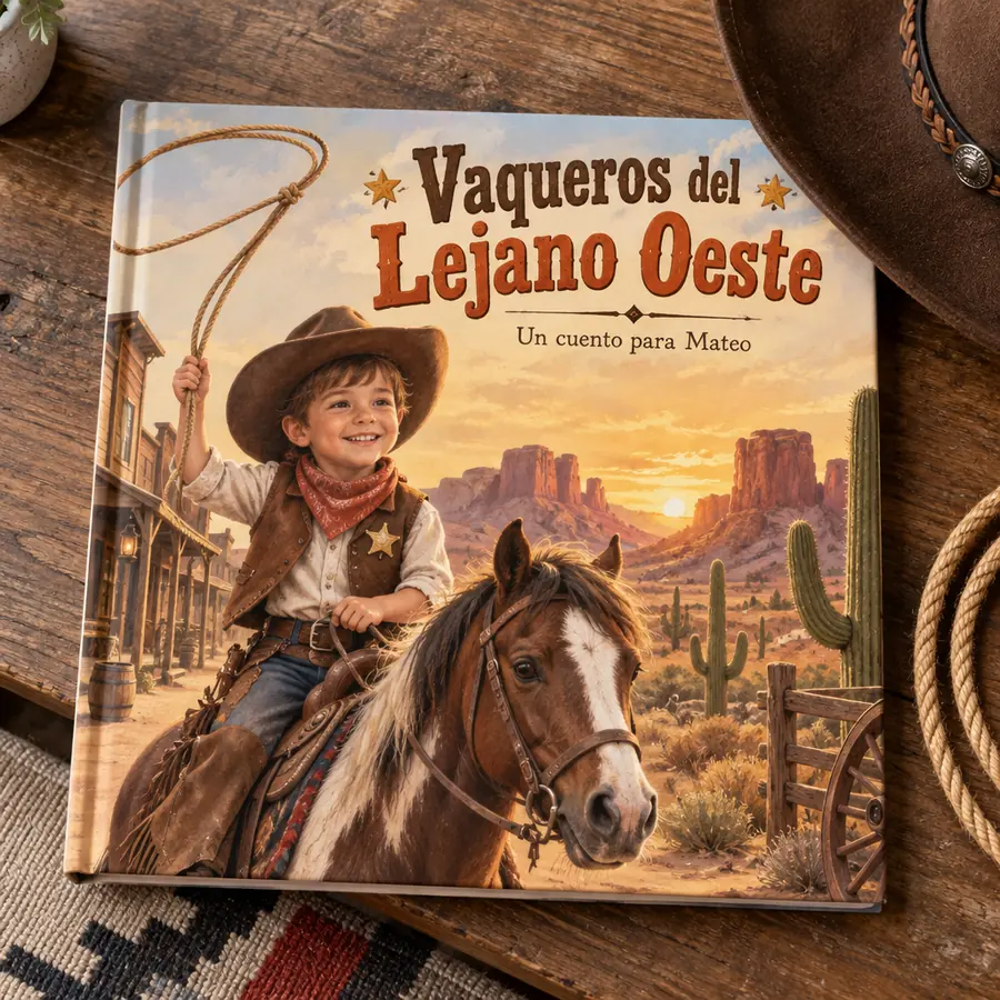 Cuento personalizado «Vaqueros del Lejano Oeste»