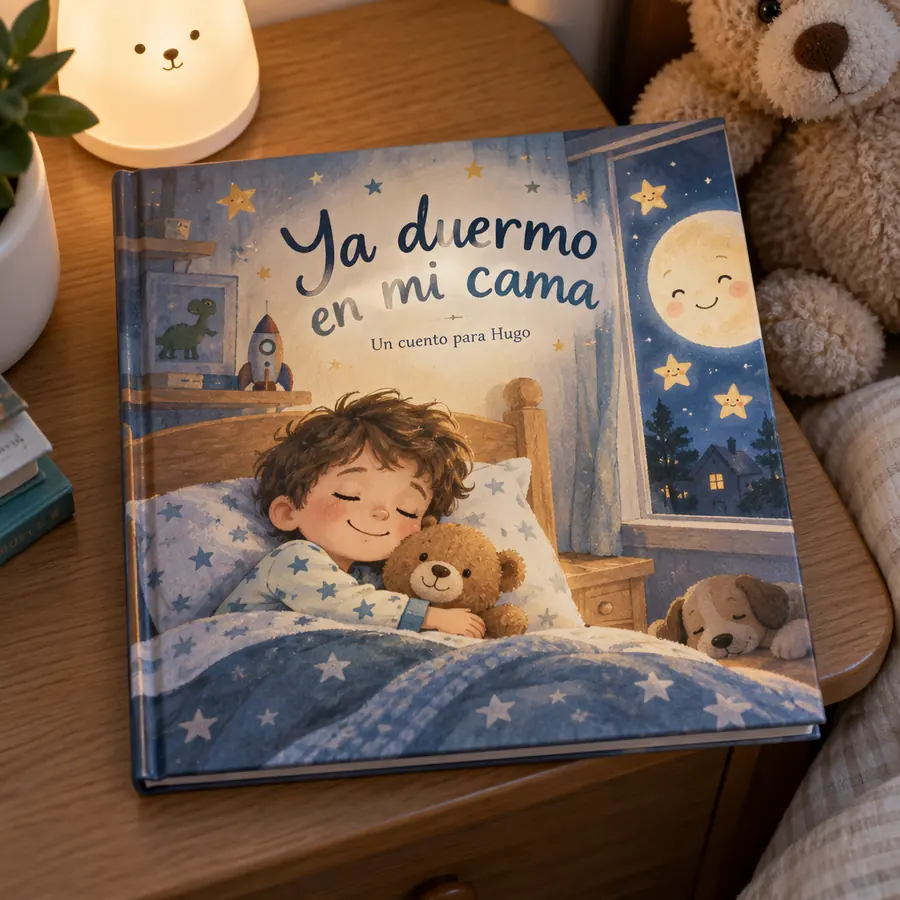 Cuento personalizado «Ya duermo en mi cama»