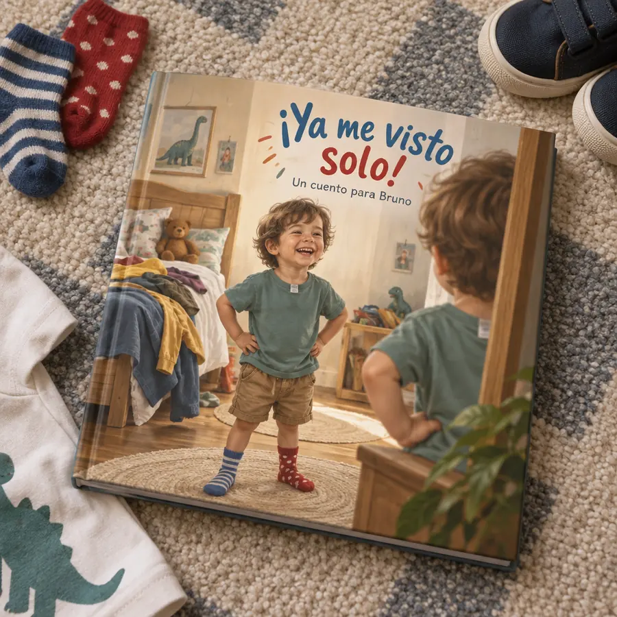 Cuento personalizado «¡Ya me visto solo!»
