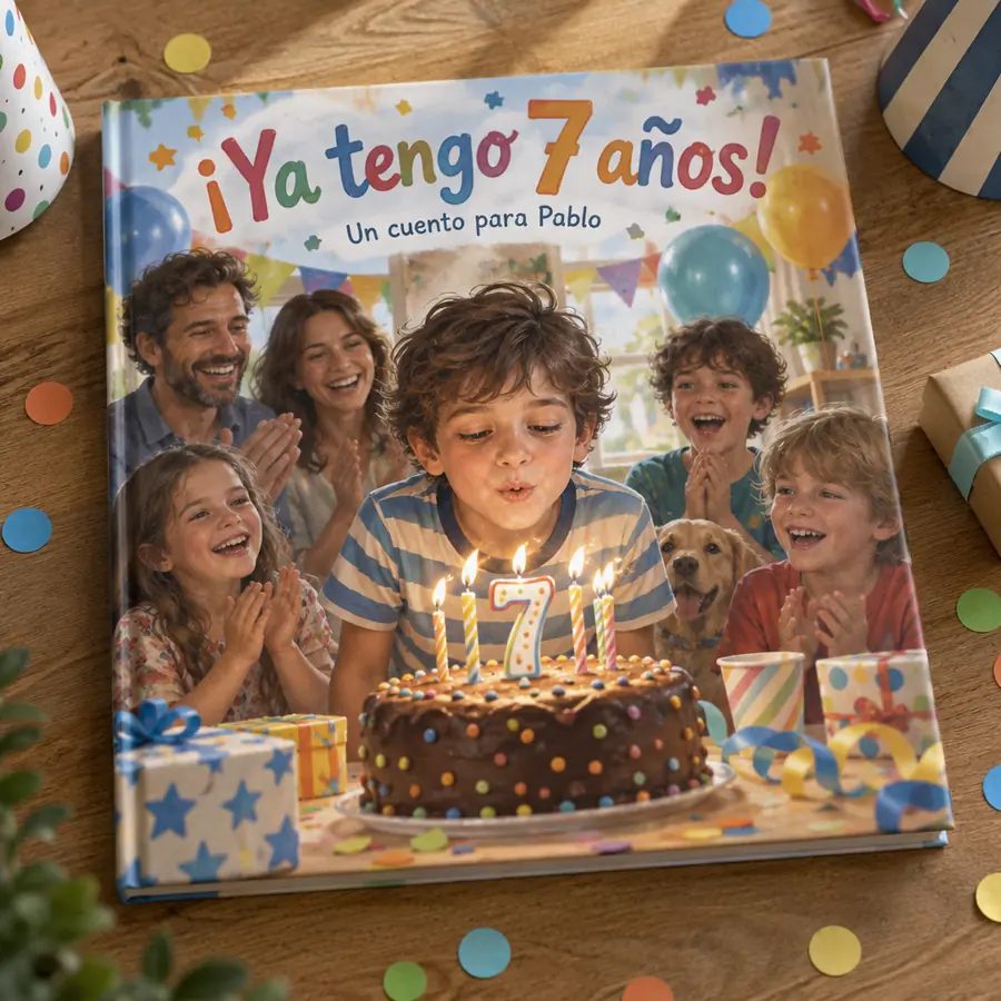 Cuento personalizado «¡Ya tengo 7 años!»