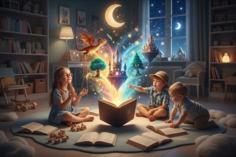 Cuentos e imaginación infantil: cómo los cuentos desarrollan la creatividad de los niños