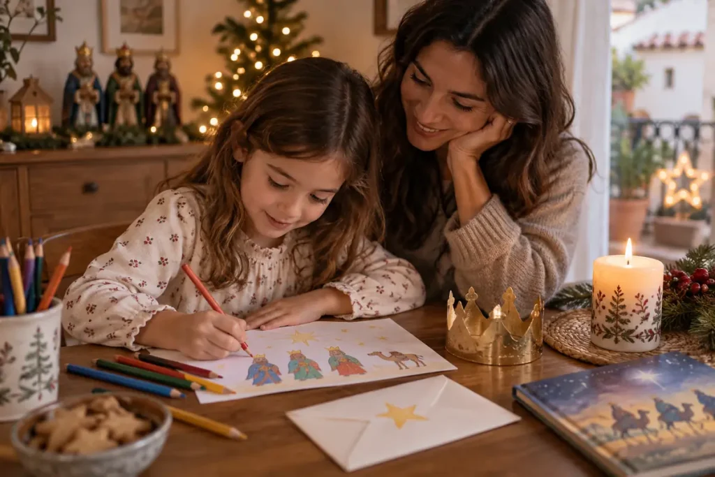 Carta a los Reyes Magos: cómo escribirla con los niños (con modelo)