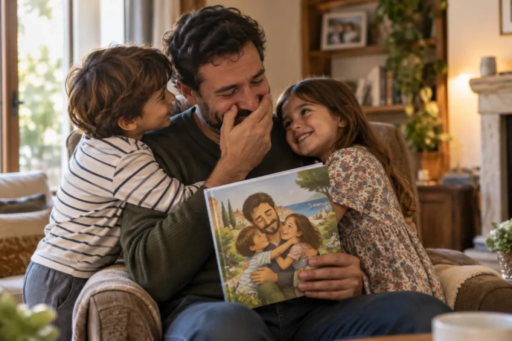 Cuento personalizado para papá: el regalo que le dejará sin palabras
